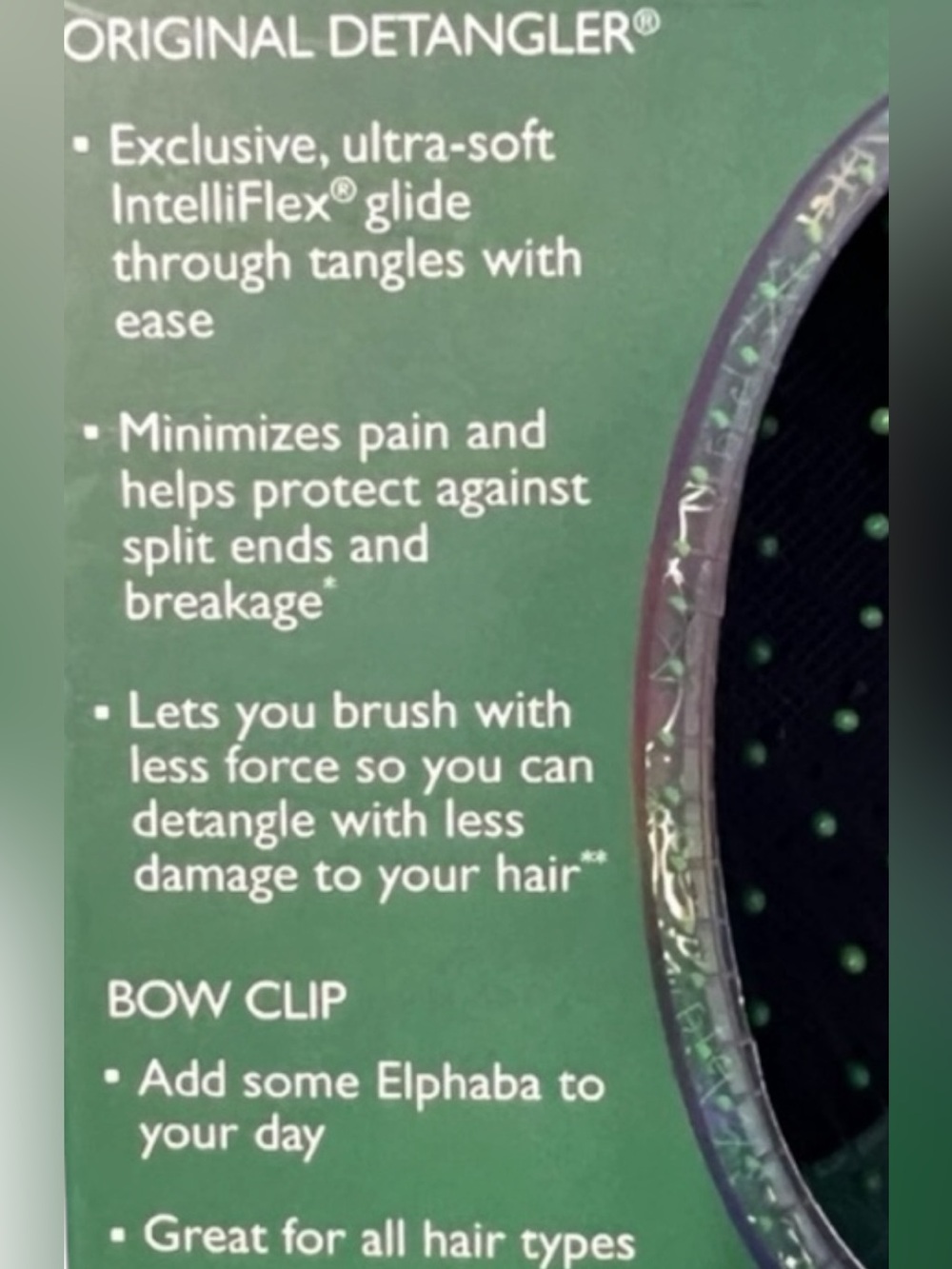 Wet Brush X Wicked Wickedly Beautiful Elphaba Original Detangler and Black Bow - Picture 6 of 8